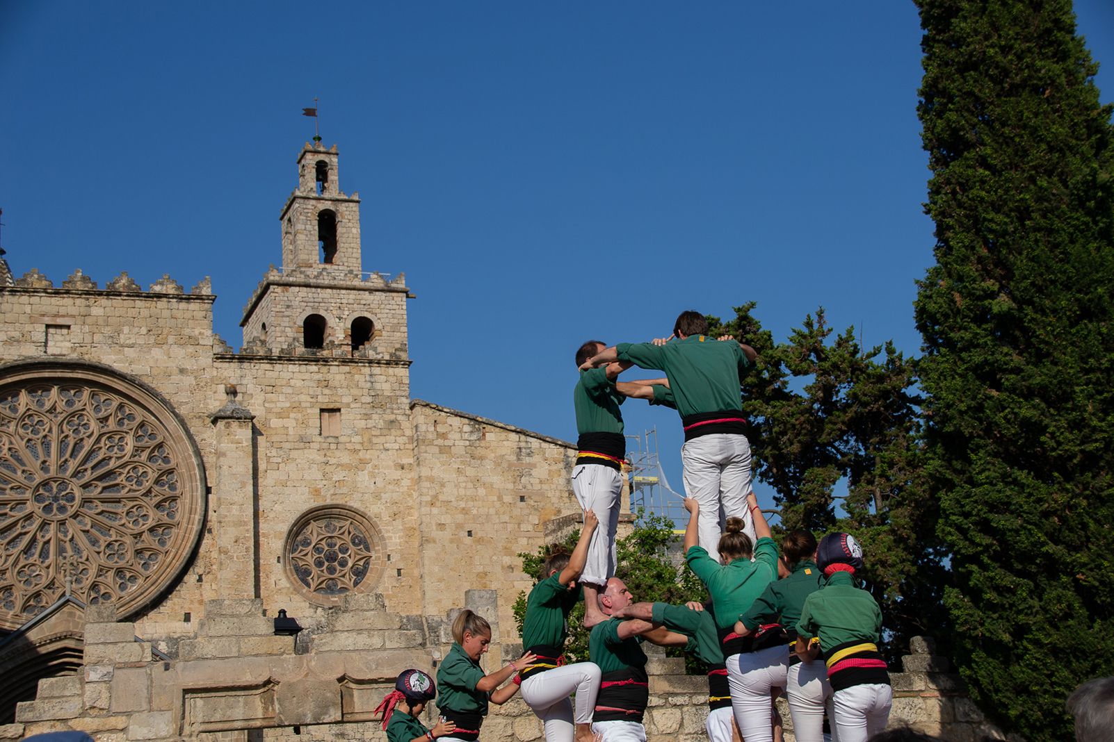  Diada Castellera de Sant Cugat. Foto: Silvia Polanco