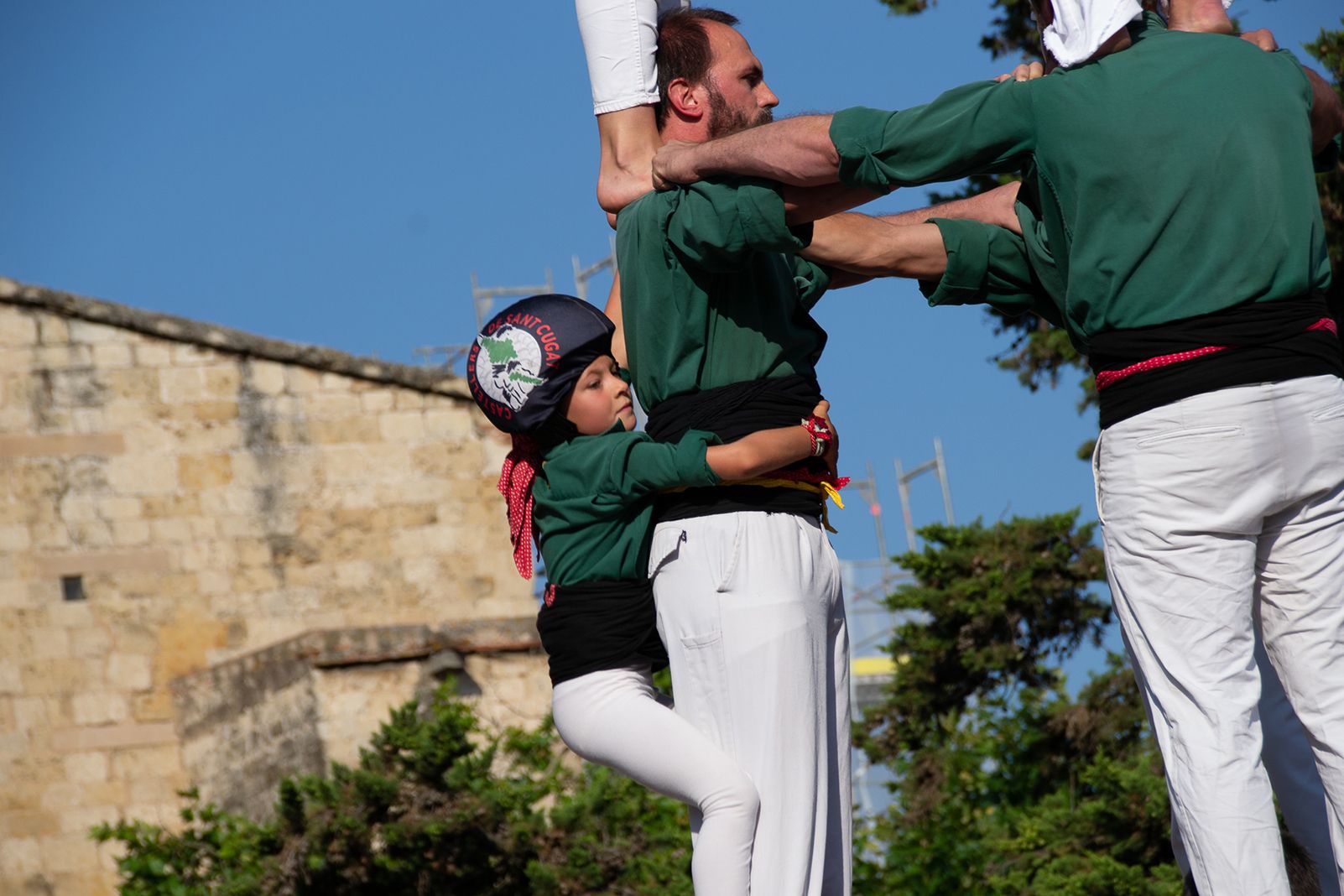  Diada Castellera de Sant Cugat. Foto: Silvia Polanco