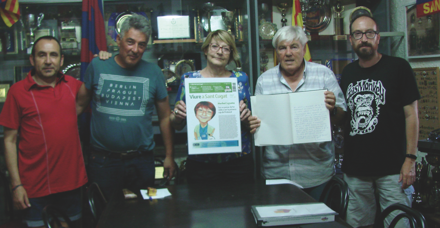 Penya Blaugrana Sant Cugat. FOTO: Cedida