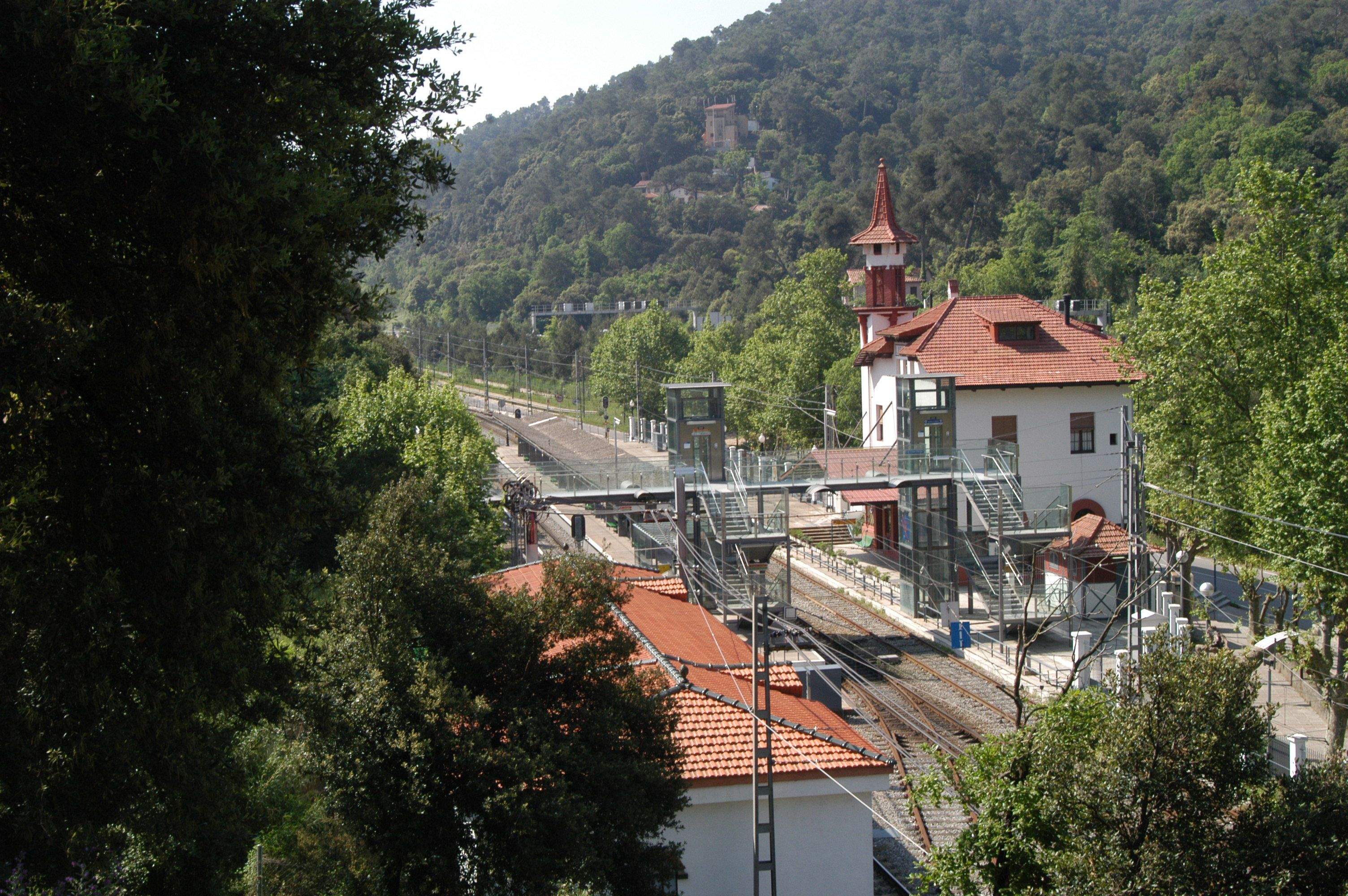 Estació de FGC de Les Planes. FOTO: Arxiu