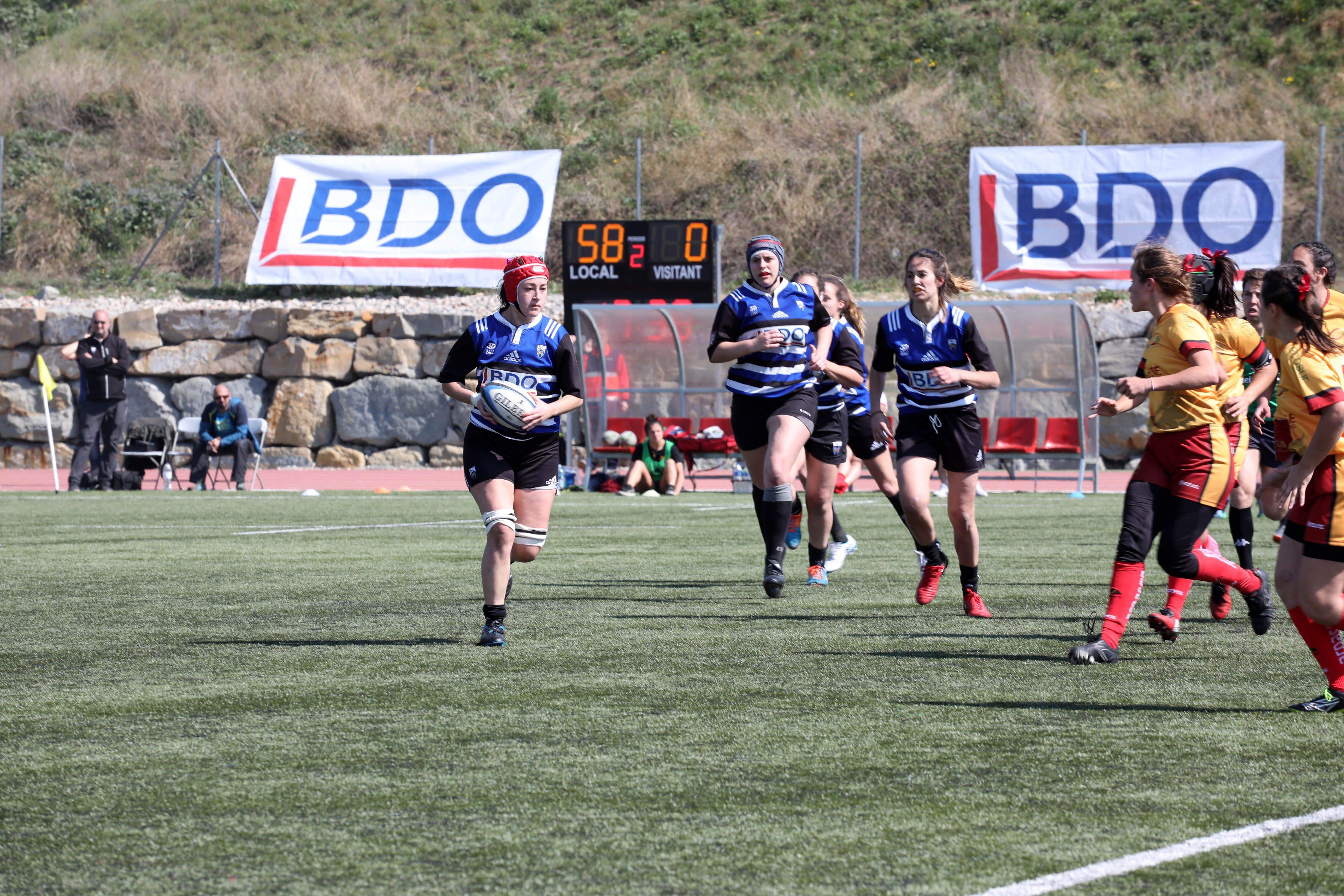 El Club de Rugby Sant Cugat femení disputarà la final de la Divisió d'Honor Catalana. FOTO: Lali Álvarez