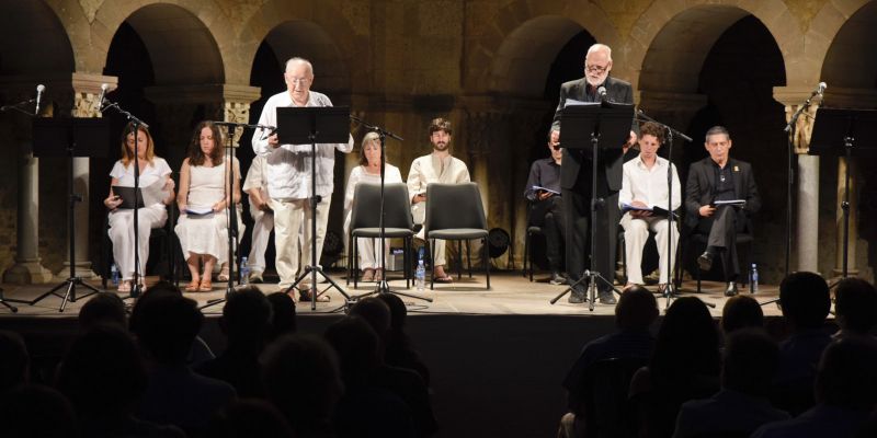 El claustre del Monestir acull la representació d'El màrtir Cugat. FOTO: Bernat Millet