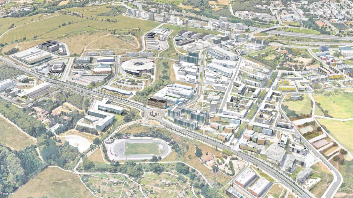 Dibuix del PDU del Centre Direccional. FOTO: Cedit per Ajuntament de Cerdanyola