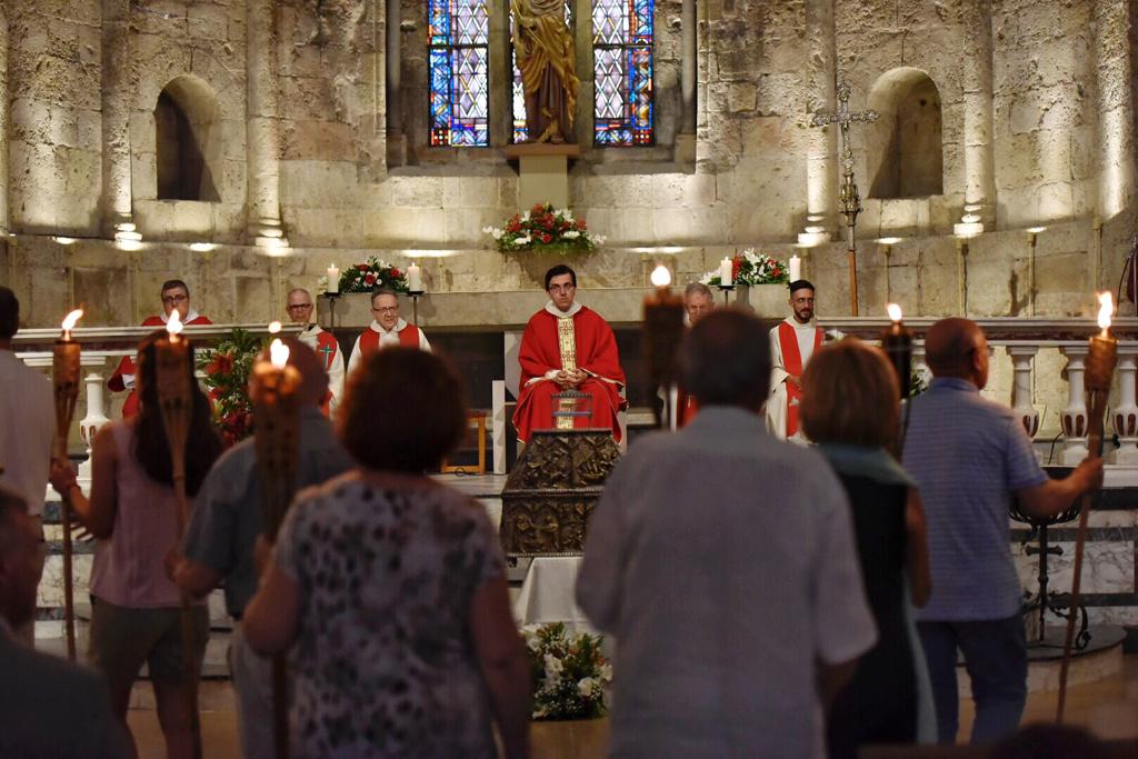 Homenatge a sant Cugat. FOTO: Miguel López