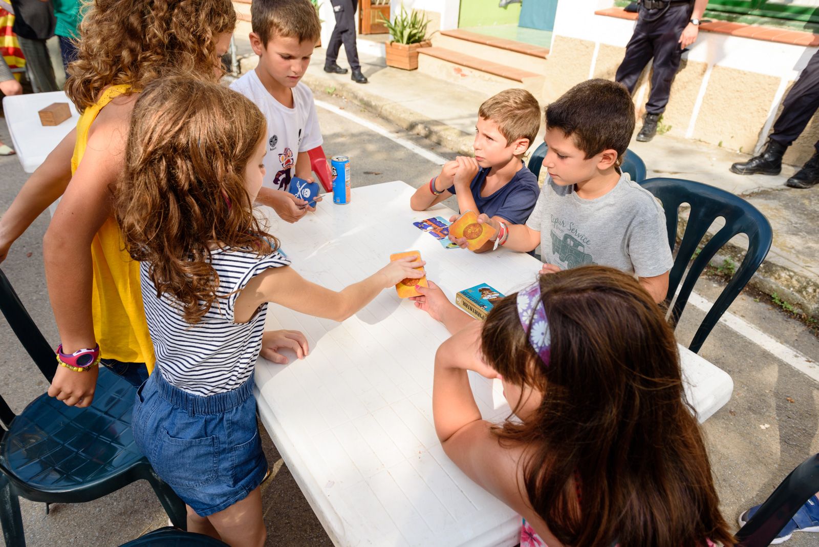 Festa infantil: Diferents jocs i xocolatada amb pastes. Foto: Miguel López Mallach