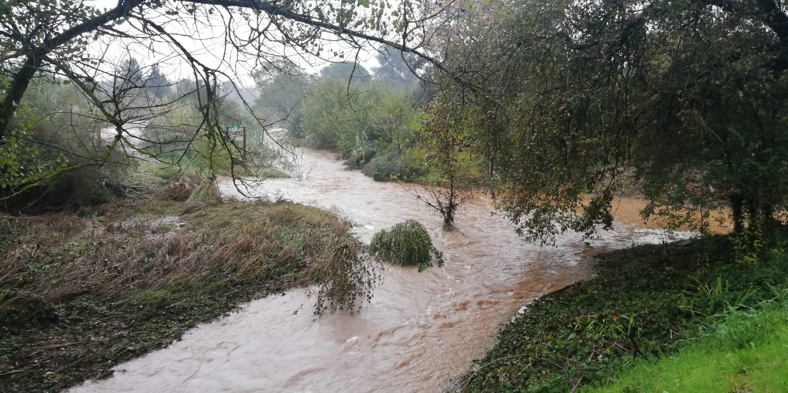 Riera de Sant Medir a prop de la plaça Rotary. FOTO: Arxiu