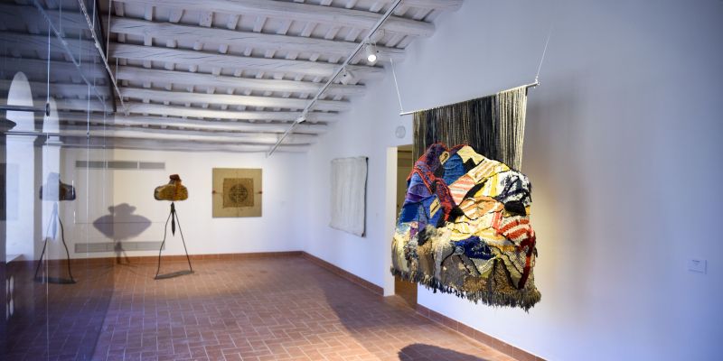 Un dels tapisos exposats al Centre Grau-Garriga d'Art Tèxtil i Contemporani. FOTO: Bernat Millet