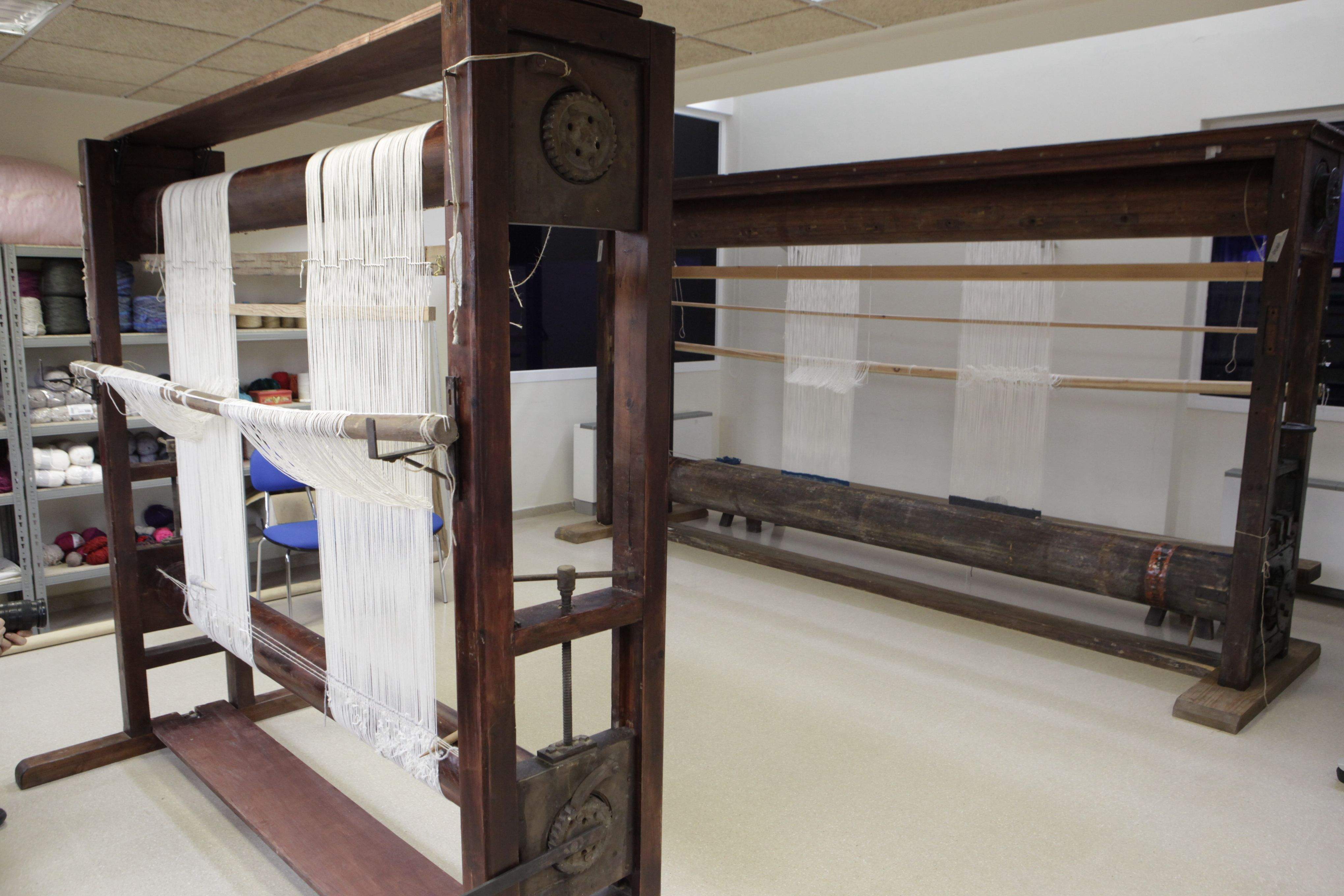 Maquina de manufactura de la Casa Aymat. FOTO: Arxiu