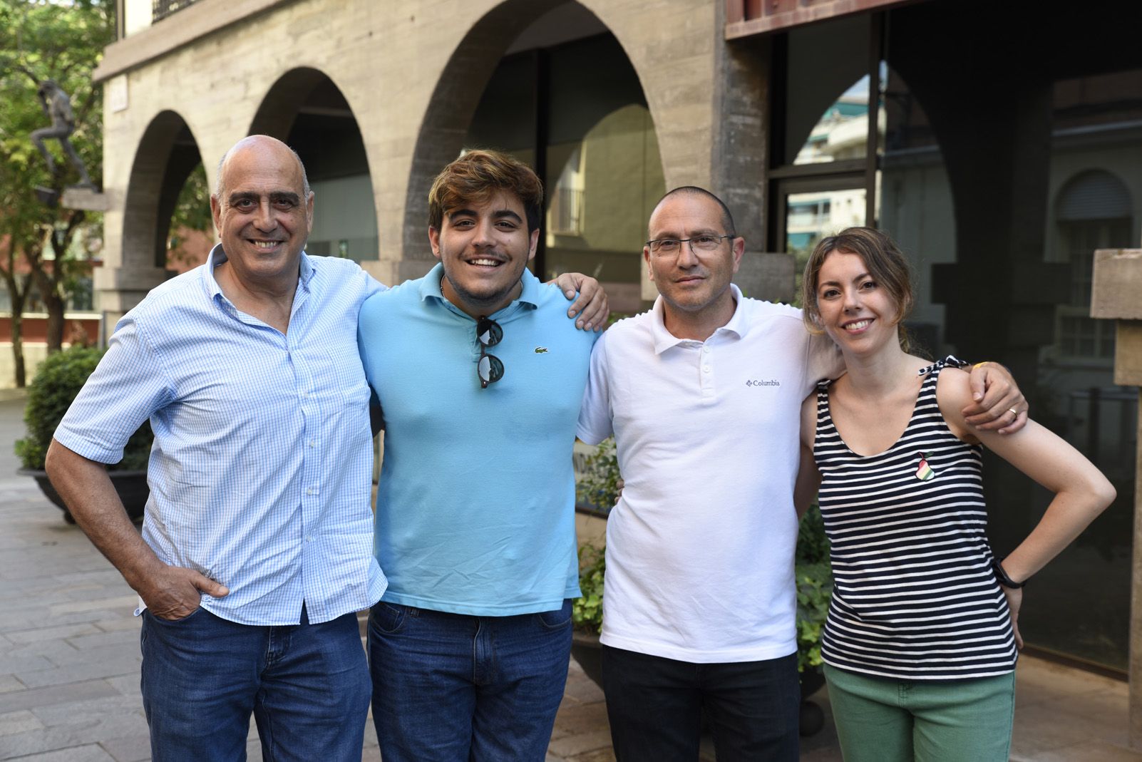 Costa, Losa (director), Cheto i Torrent, membres de Backline. FOTO: Bernat Millet