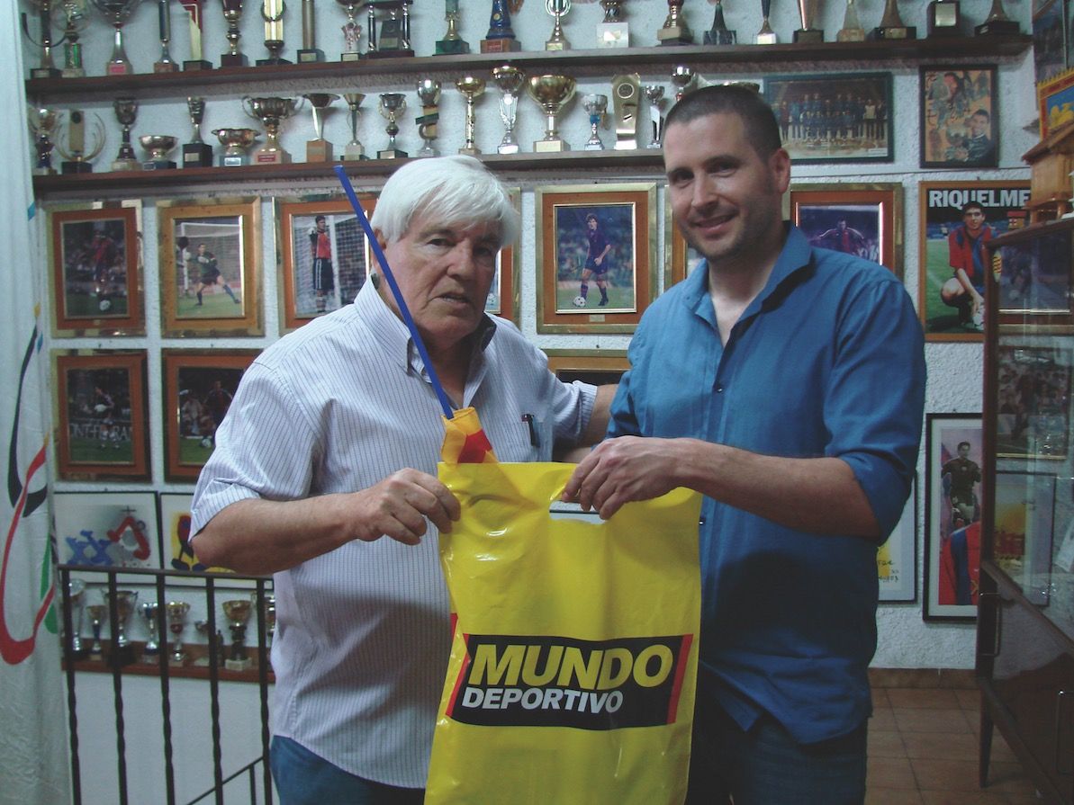 Marc Edo, guanyador del premi del soci d'abril. FOTO: Cedida