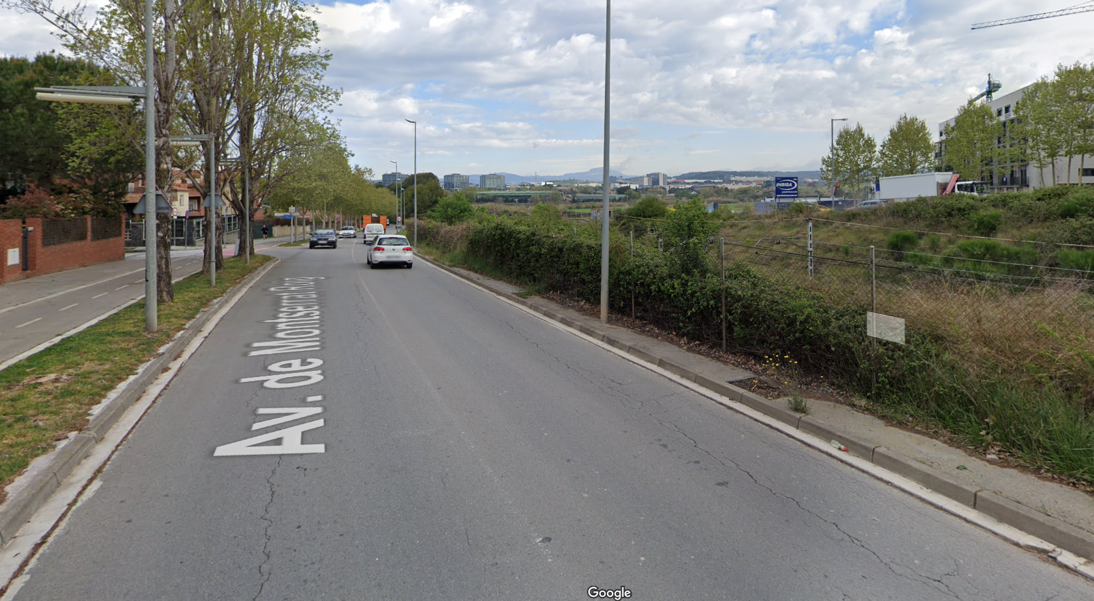 Imatge de l'Avinguda de Montserrat Roig. FOTO: Google Maps