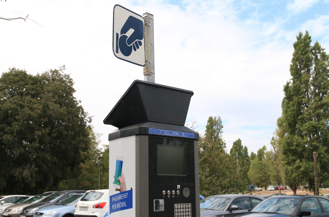 Parquímetre a Sant Cugat FOTO: Lali Álvarez