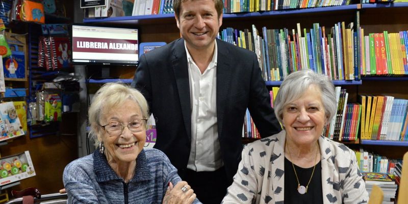 Renau, Pere Soler (PSC) i Victòria Camps FOTO: Cedida