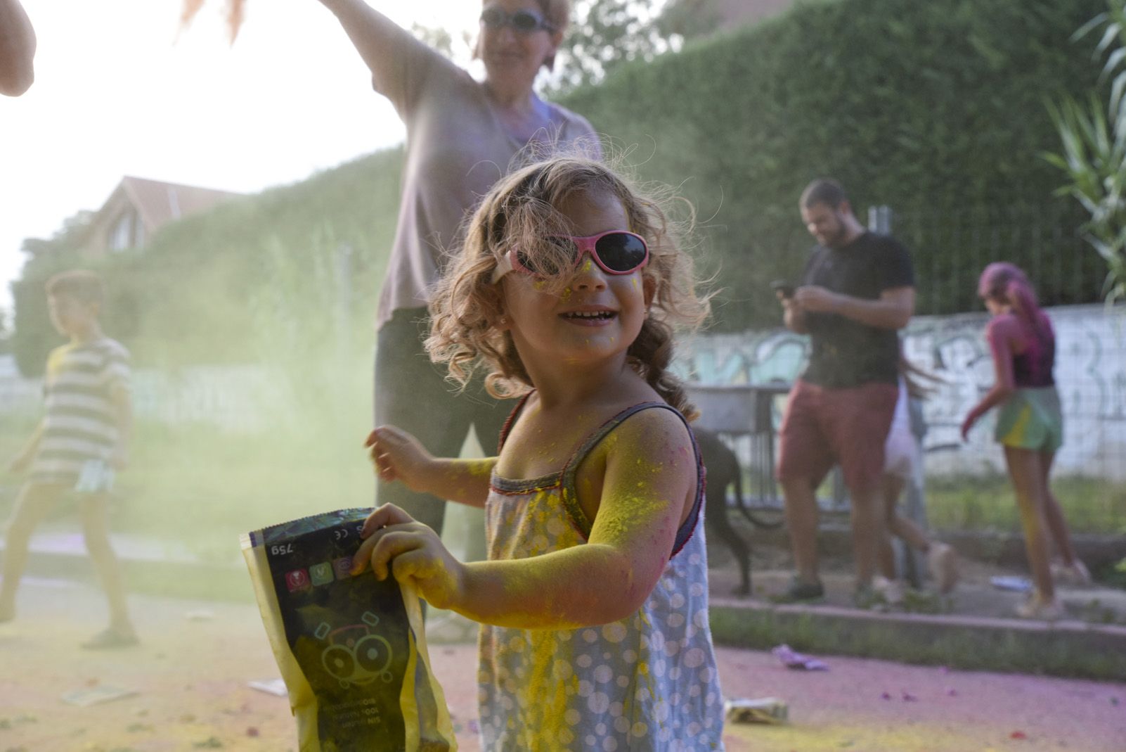 Holi Fest de Festa Major de Mas Gener. Foto: Bernat Millet.