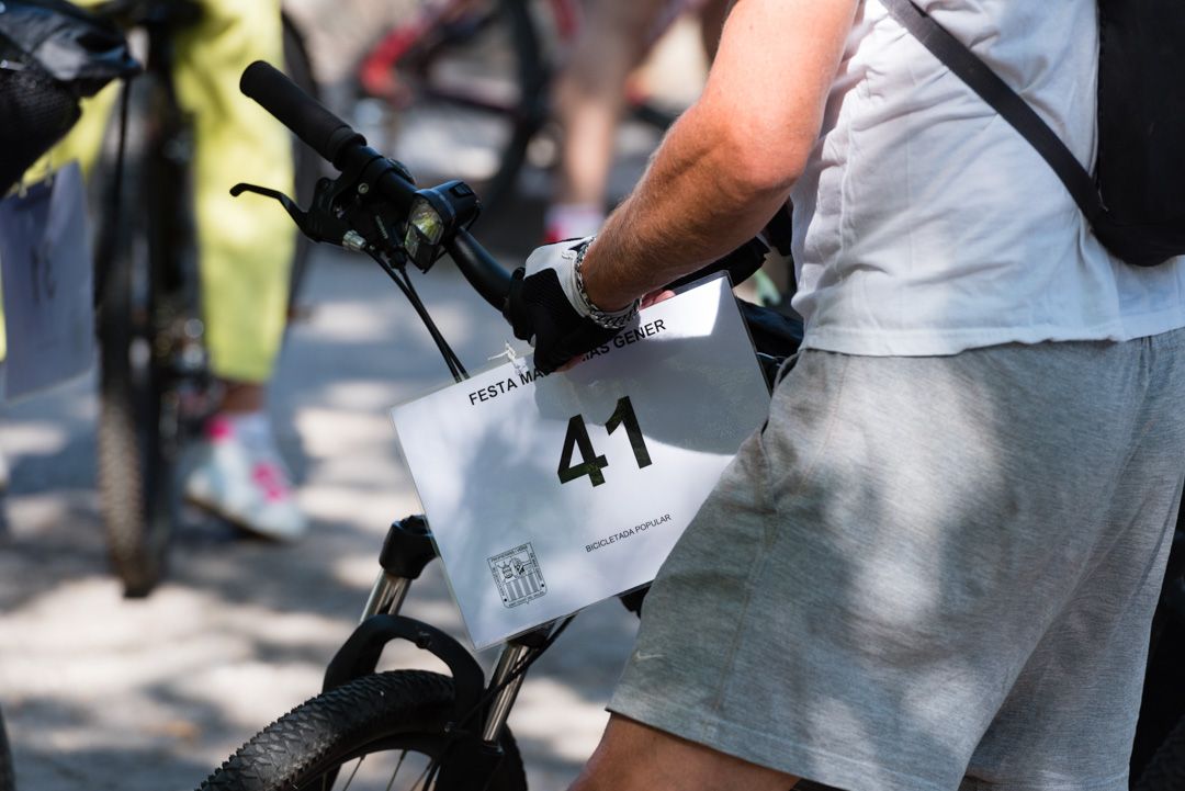 Festa Major de Mas Gener. Bicicletada popular. Foto: Miguel López Mallach