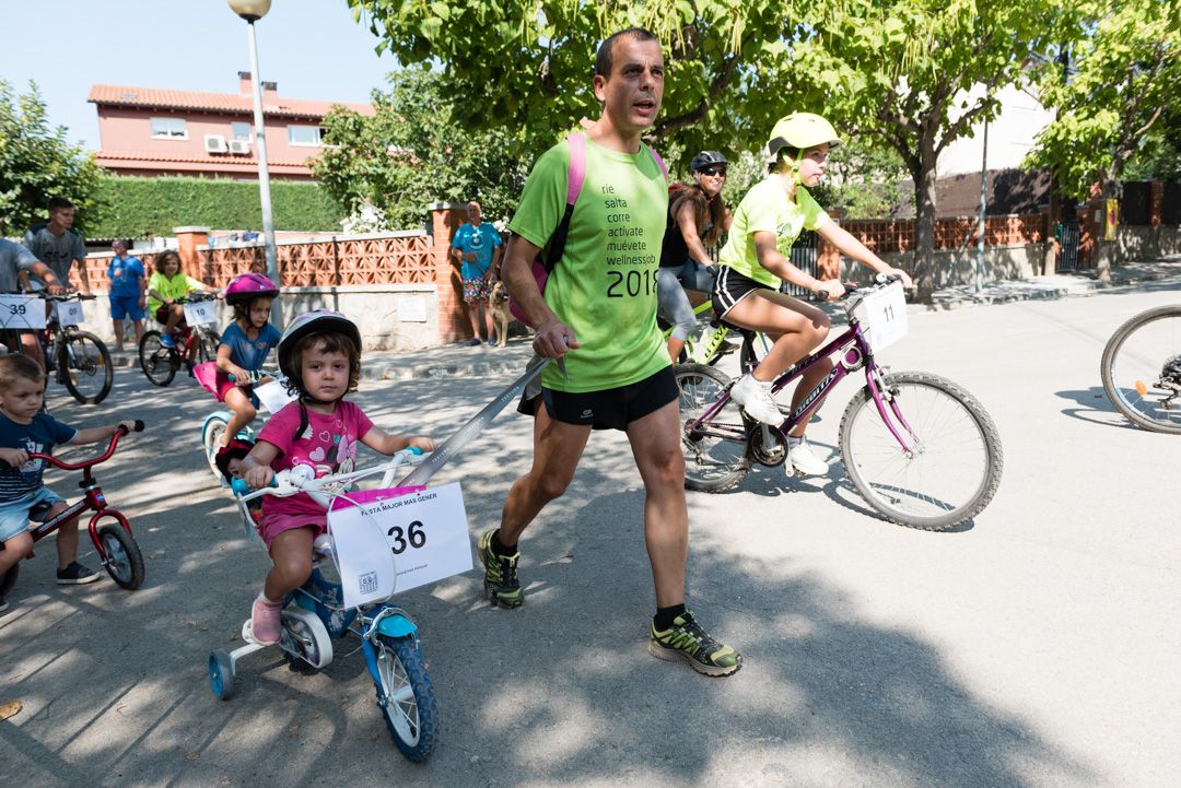 Festa Major de Mas Gener. Bicicletada popular. Foto: Miguel López Mallach