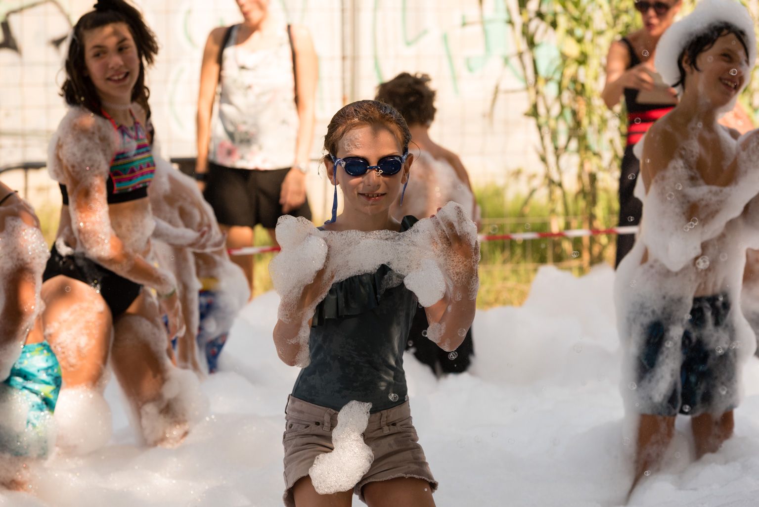 Festa Major de Mas Gener. Gran festa de l'escuma. Foto: Miguel López Mallach