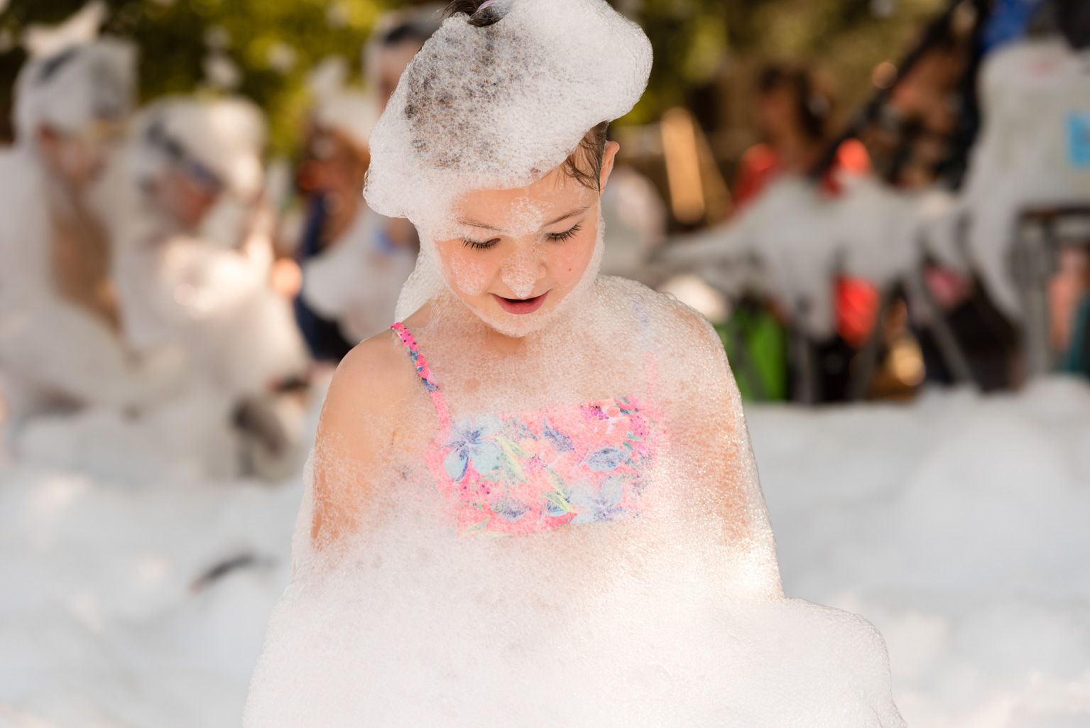 Festa Major de Mas Gener. Gran festa de l'escuma. Foto: Miguel López Mallach