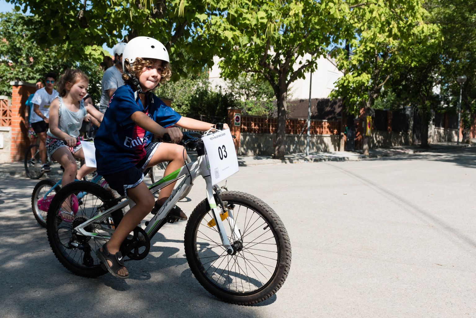 Festa Major de Mas Gener. Bicicletada popular. Foto: Miguel López Mallach