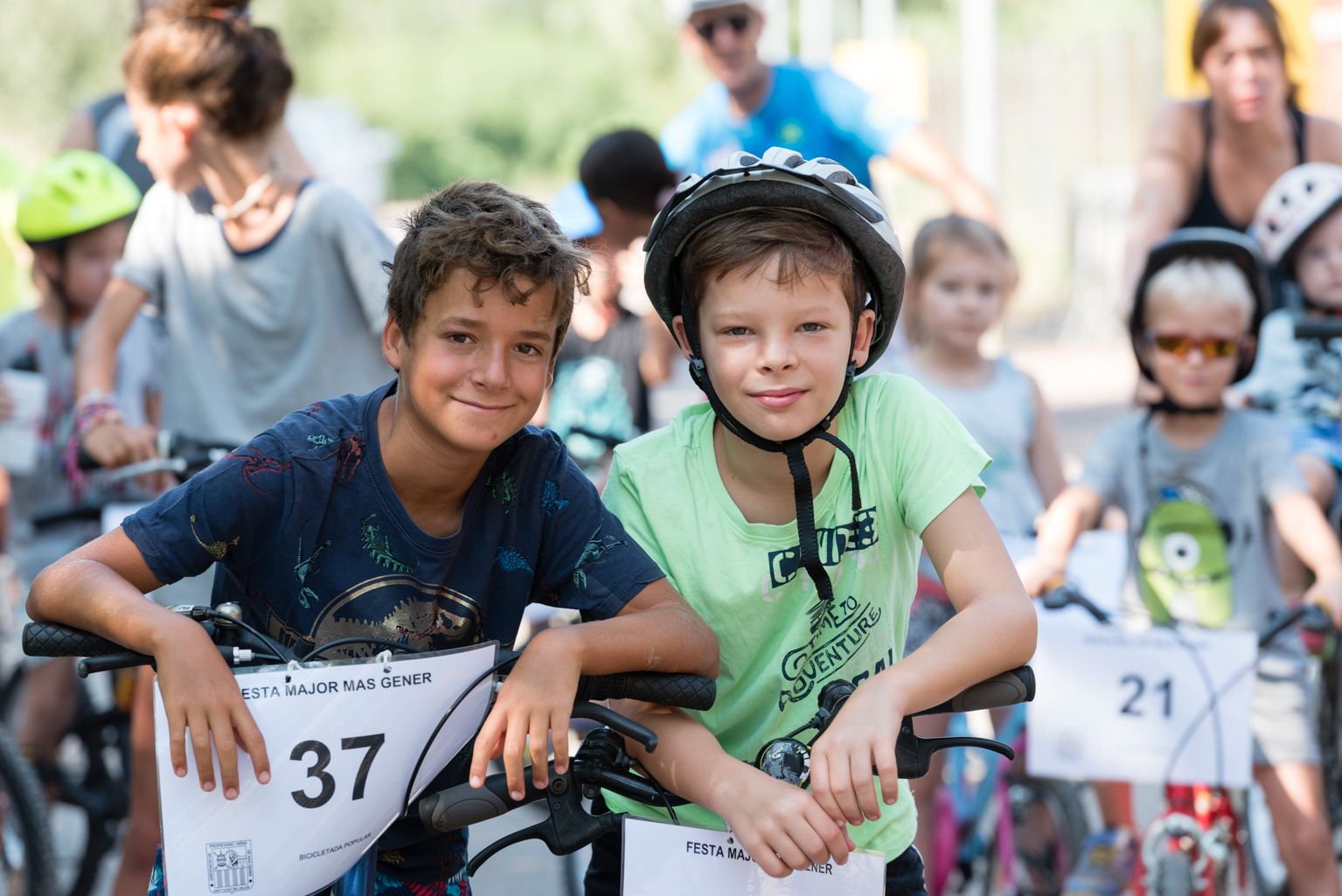 Festa Major de Mas Gener. Bicicletada popular. Foto: Miguel López Mallach