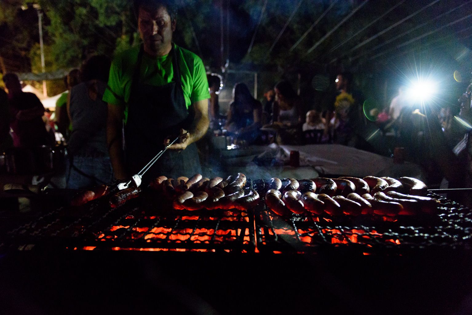 Festa Major de Mas Gener. Botifarrada polular. Foto: Miguel López Mallach