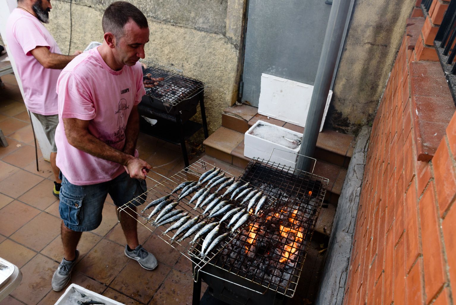 Festa Major de la Colònia Montserrat: Sardinada popular. Foto: Miguel López Mallach