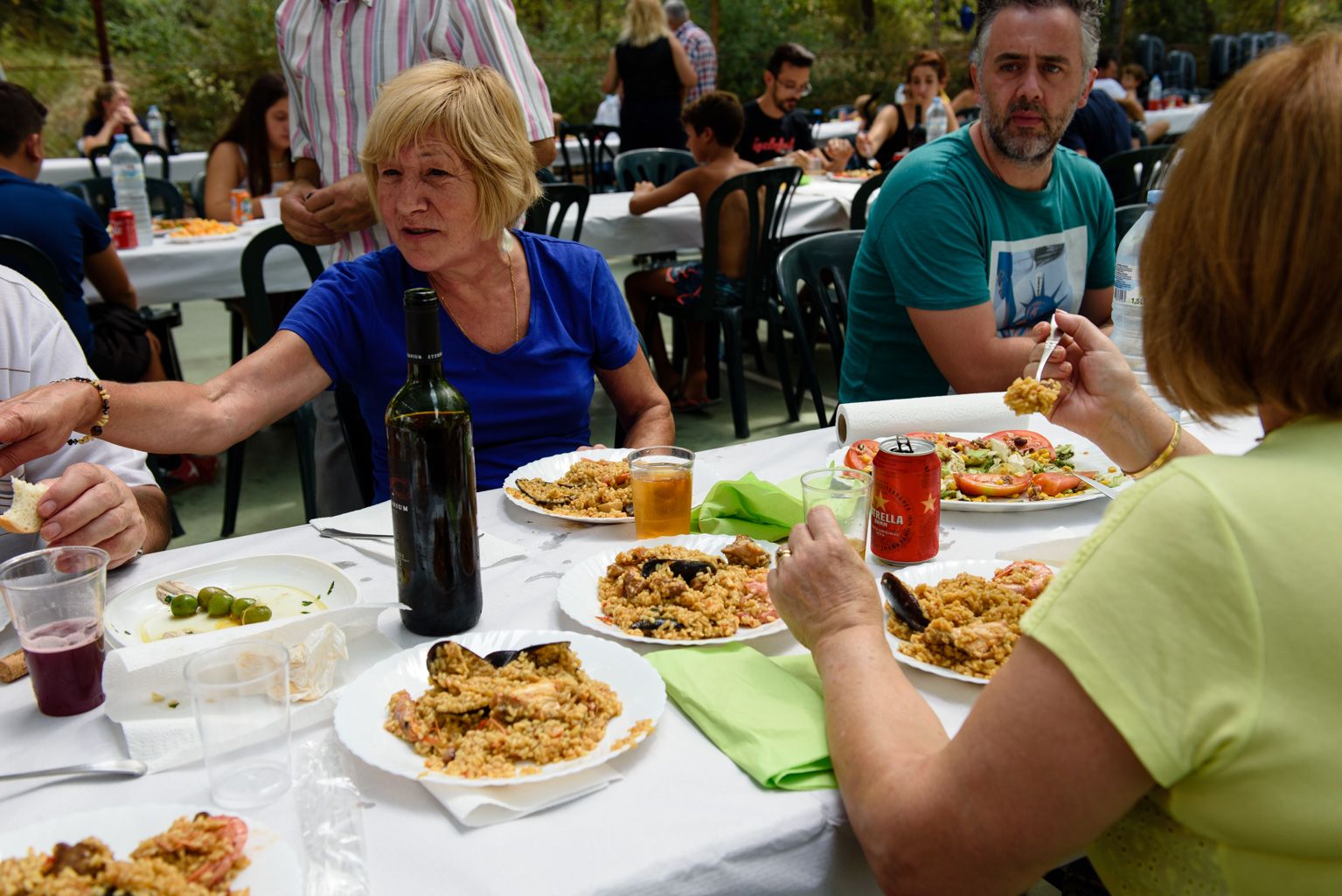 Festa Major de Mas Gener. Arrossada popular. Foto: Miguel López Mallach