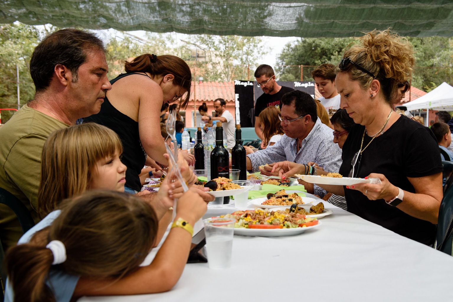 Festa Major de Mas Gener. Arrossada popular. Foto: Miguel López Mallach