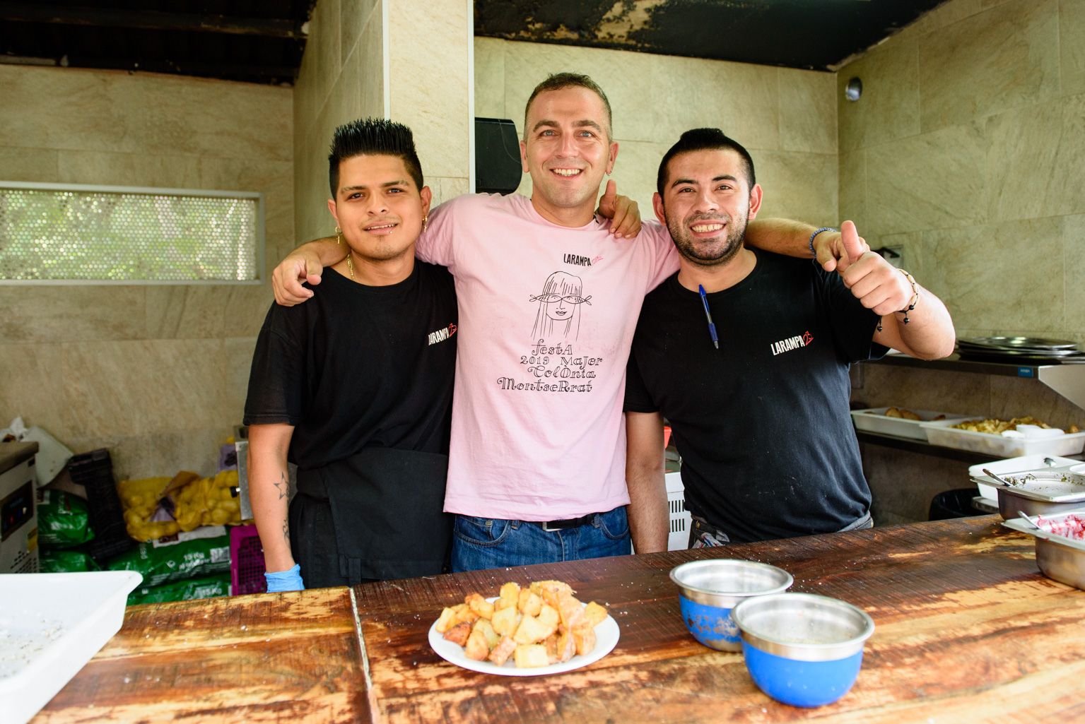 Festa Major de la Colònia Montserrat: Arrossada popular. Foto: Miguel López Mallach