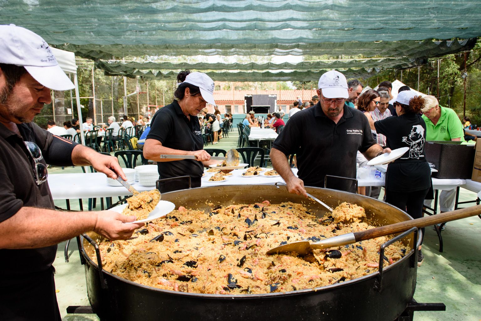 Festa Major de Mas Gener. Arrossada popular. Foto: Miguel López Mallach