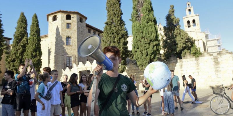 Manifestació de Fridays For Future Sant Cugat. FOTO: Bernat Millet