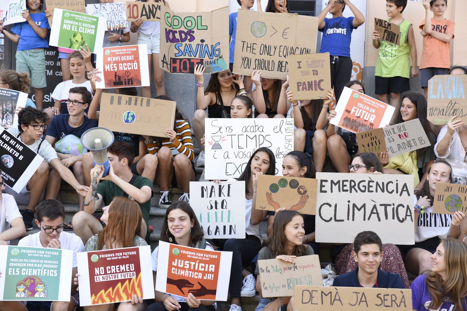 Manifestació de Fridays for Future a Sant cugat. FOTO: Bernat Millet