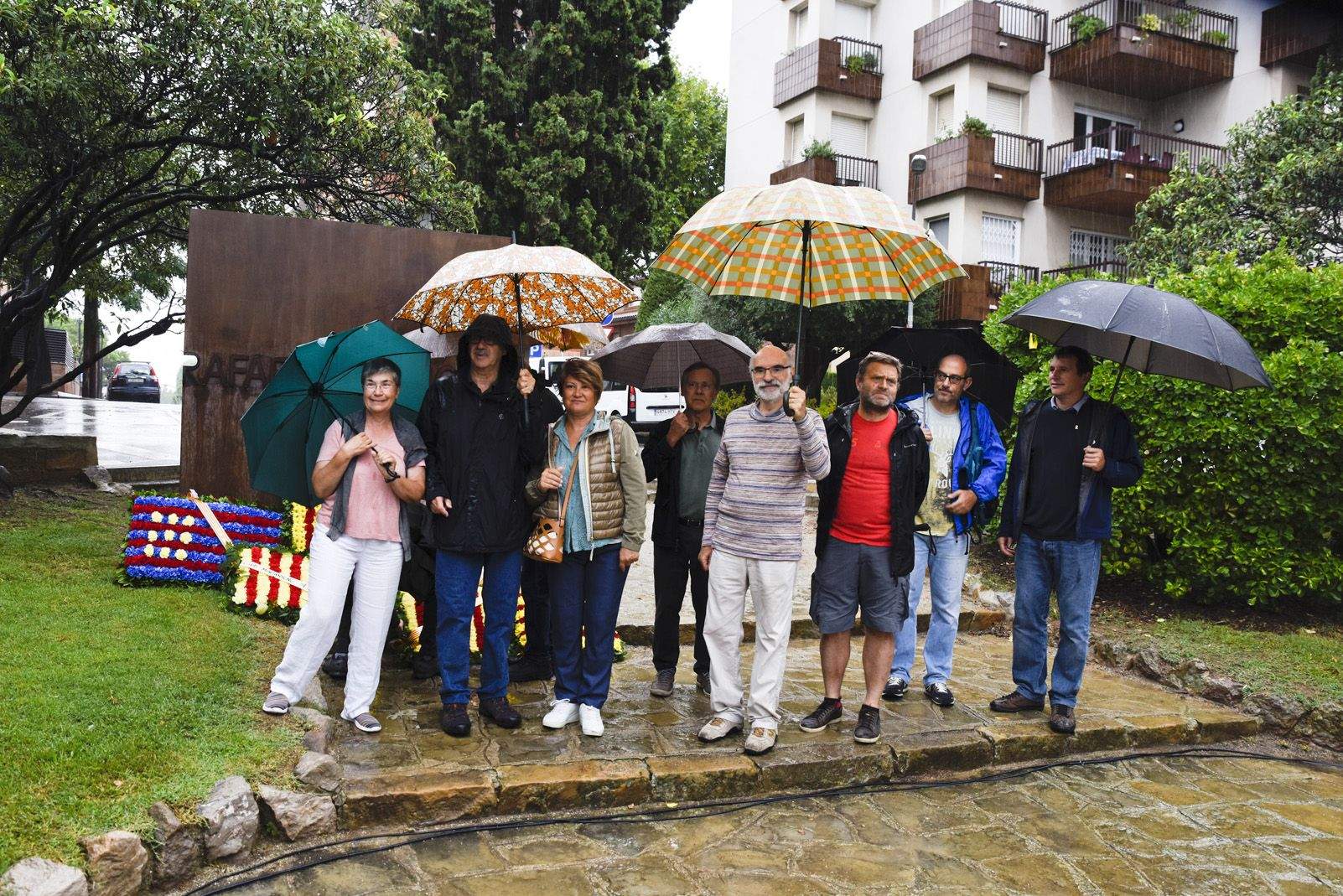 Ofrena a Rafael Casanova per la Diada Nacional Catalana de l'11 de Setembre. Foto: Bernat Millet.