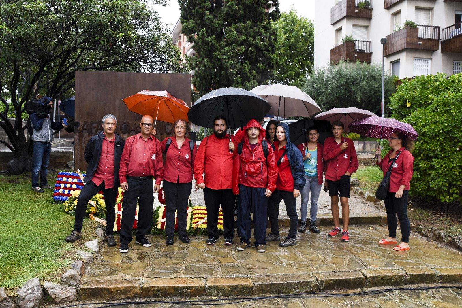 Ofrena a Rafael Casanova per la Diada Nacional Catalana de l'11 de Setembre. Foto: Bernat Millet.