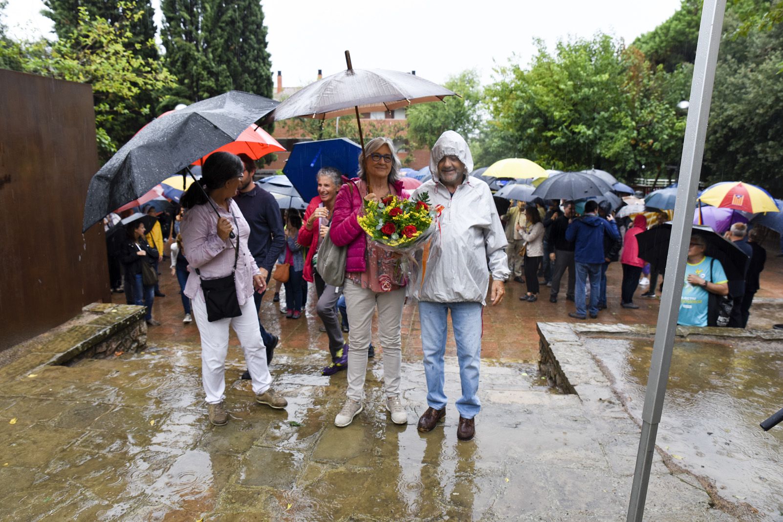Ofrena a Rafael Casanova per la Diada Nacional Catalana de l'11 de Setembre. Foto: Bernat Millet.