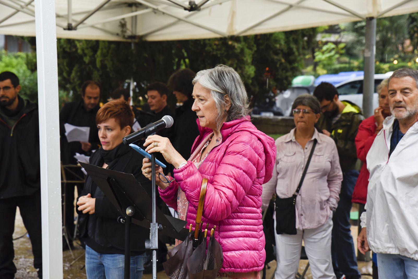 Ofrena a Rafael Casanova per la Diada Nacional Catalana de l'11 de Setembre. Foto: Bernat Millet.