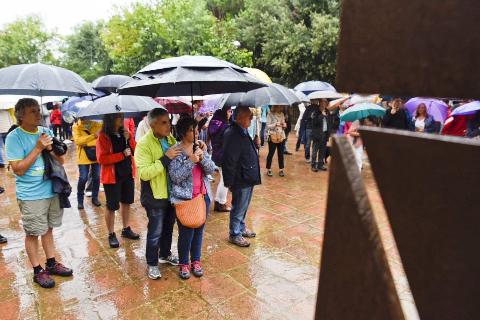 Ofrena a Rafael Casanova per la Diada Nacional Catalana de l'11 de Setembre. Foto: Bernat Millet.