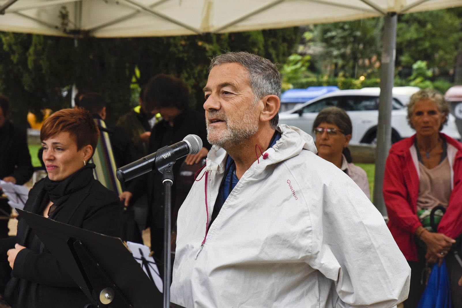 Ofrena a Rafael Casanova per la Diada Nacional Catalana de l'11 de Setembre. Foto: Bernat Millet.