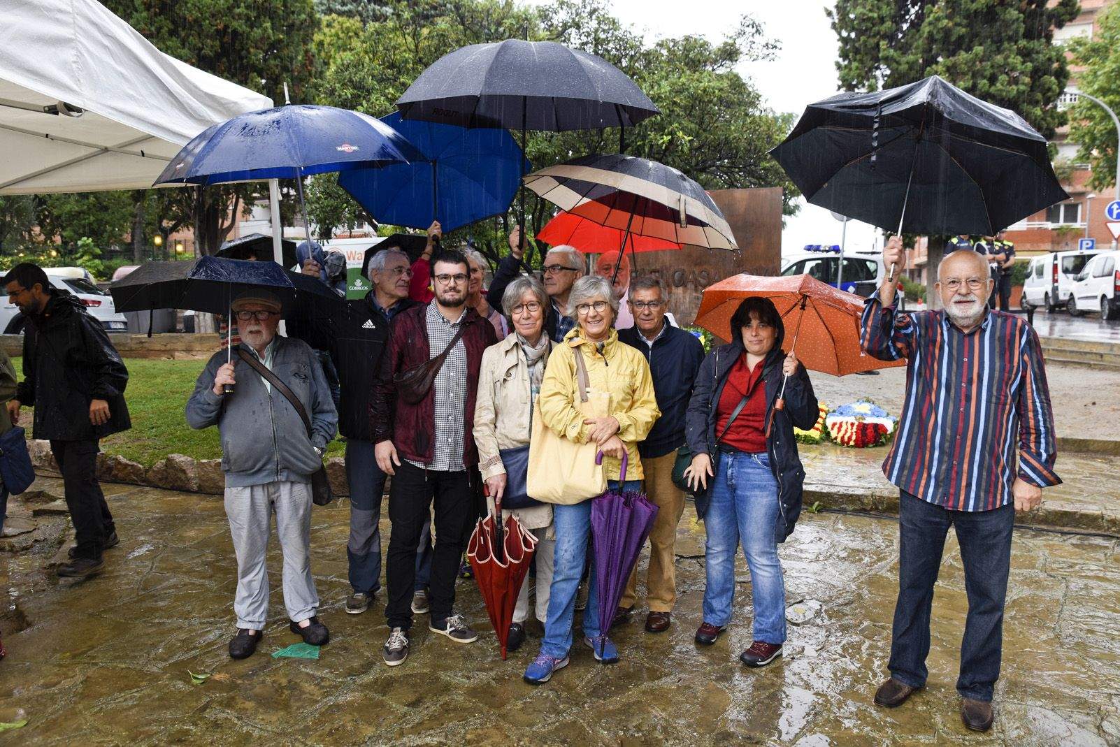 Ofrena a Rafael Casanova per la Diada Nacional Catalana de l'11 de Setembre. Foto: Bernat Millet.
