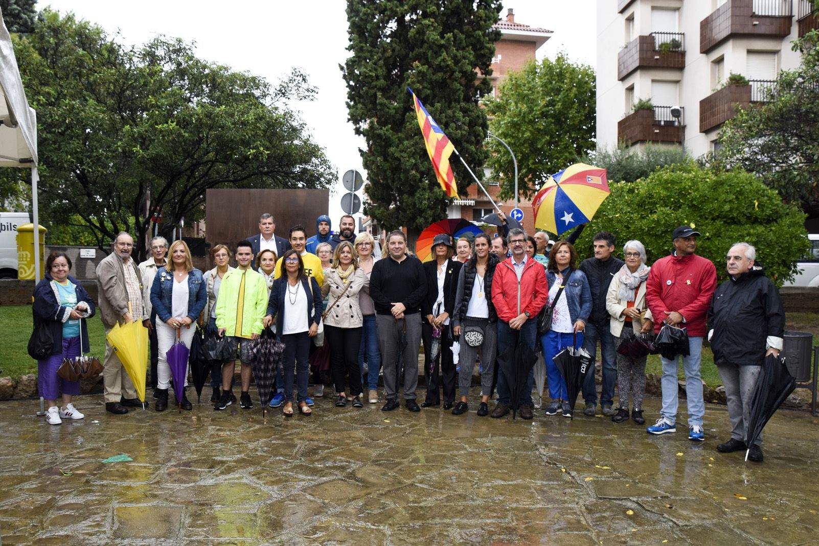 Ofrena a Rafael Casanova per la Diada Nacional Catalana de l'11 de Setembre. Foto: Bernat Millet.
