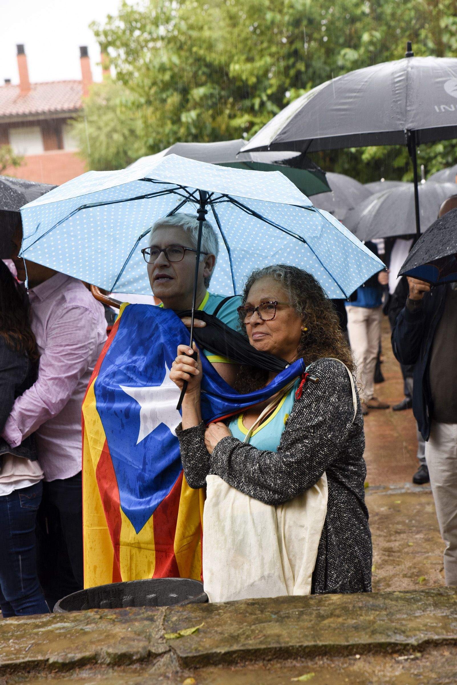 Ofrena a Rafael Casanova per la Diada Nacional Catalana de l'11 de Setembre. Foto: Bernat Millet.