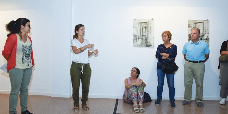 La mostra s'ha inaugurat aquest 12 de setembre a la Casa de Cultura. FOTO: Bernat Millet