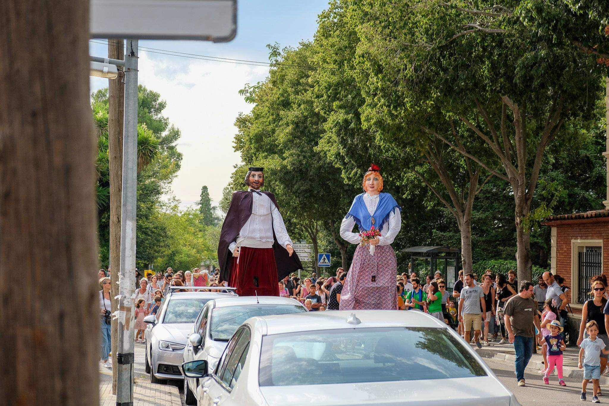 Rua de Gegants, Gegantons i Caps Grossos de Sant Cugat i Valldoreix. Foto: Ale Gómez