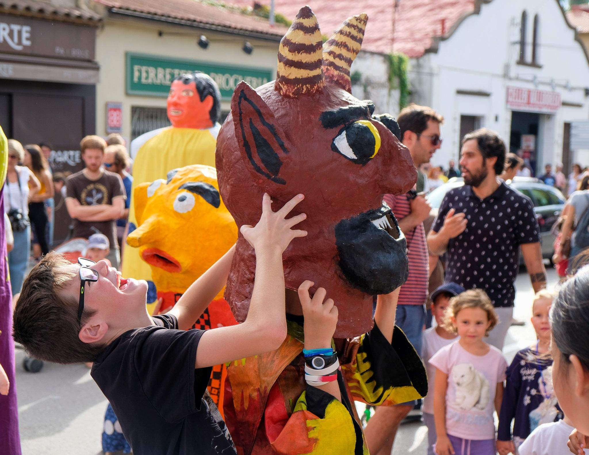 Rua de Gegants, Gegantons i Caps Grossos de Sant Cugat i Valldoreix. Foto: Ale Gómez