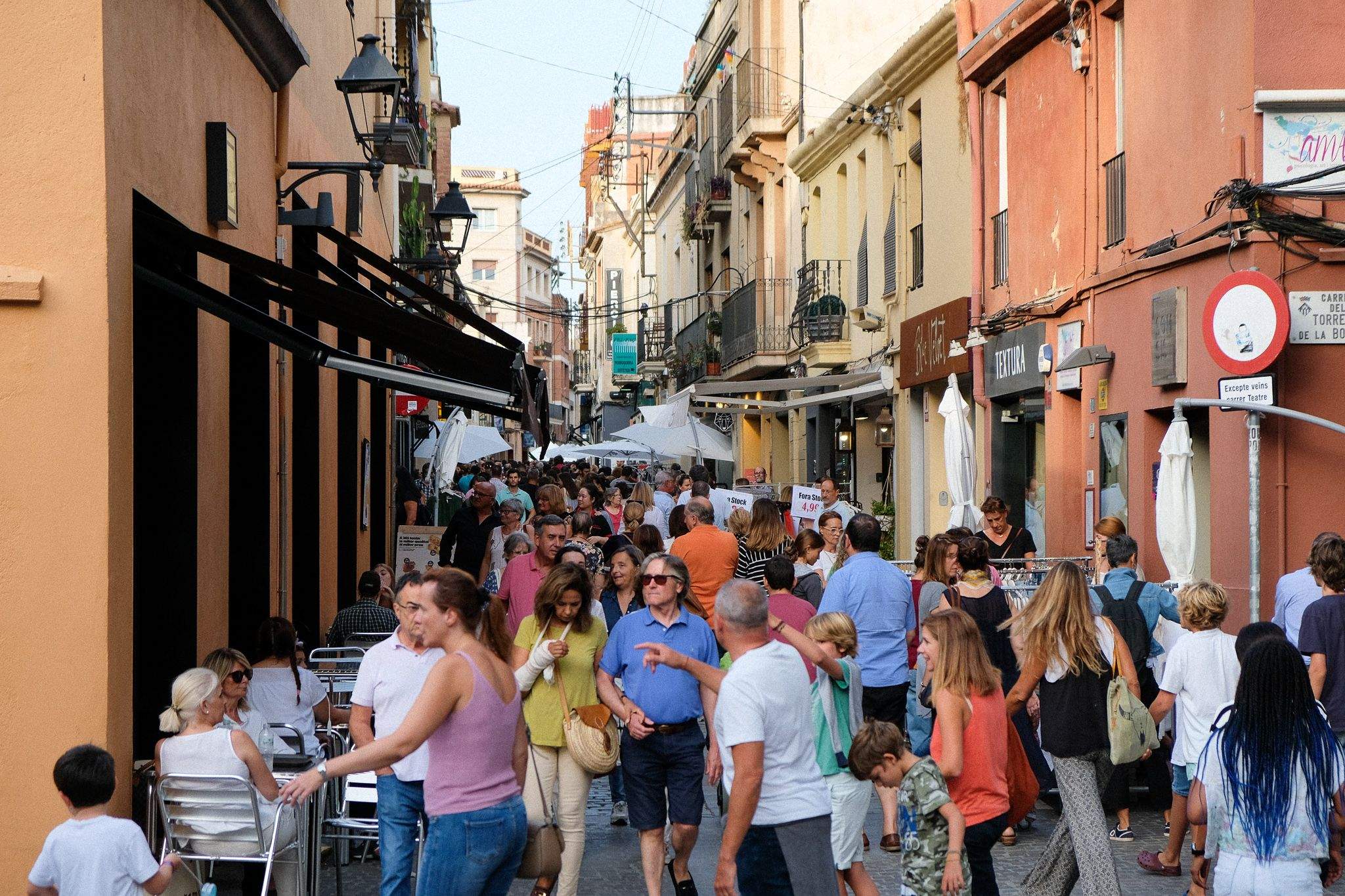 "Forastocks" a l'eix de vianants de Sant Cugat. Foto: Ale Gómez