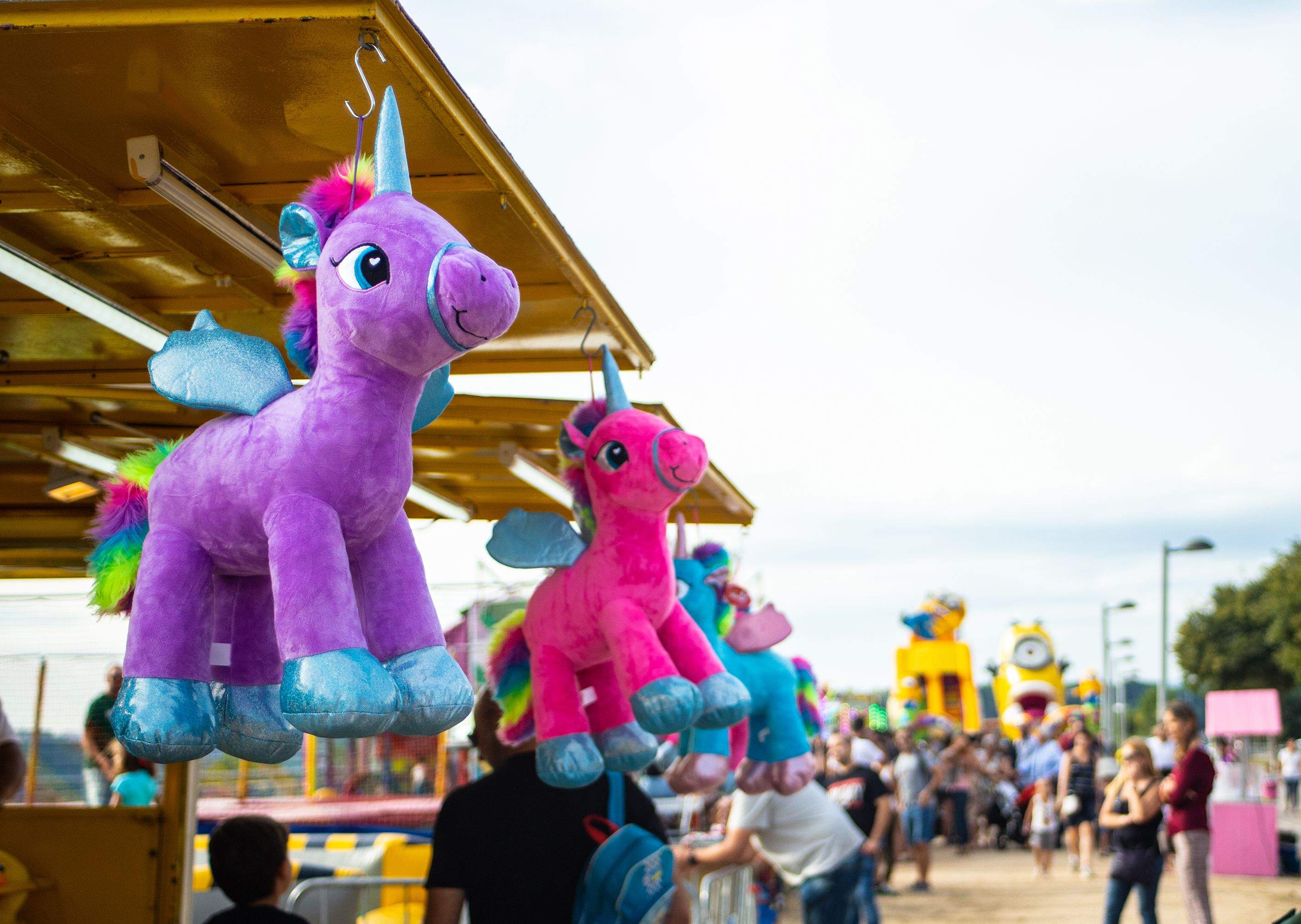 Fira d'atraccions de Festa Major de Volpelleres. Foto: Adrián Gómez.