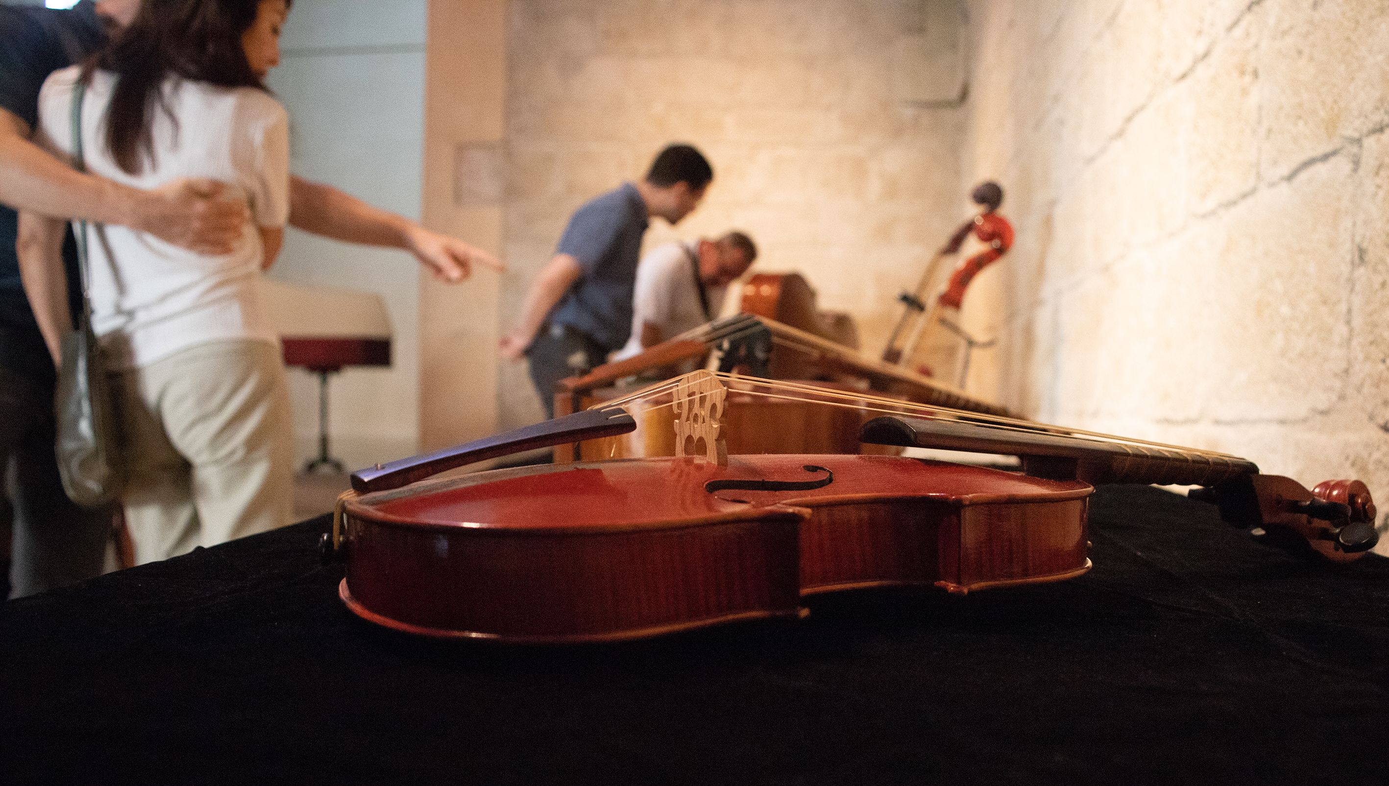 1es Jornades de música antiga Contratemps: Mostra d'instruments barrocs. Foto: Adrián Gómez.