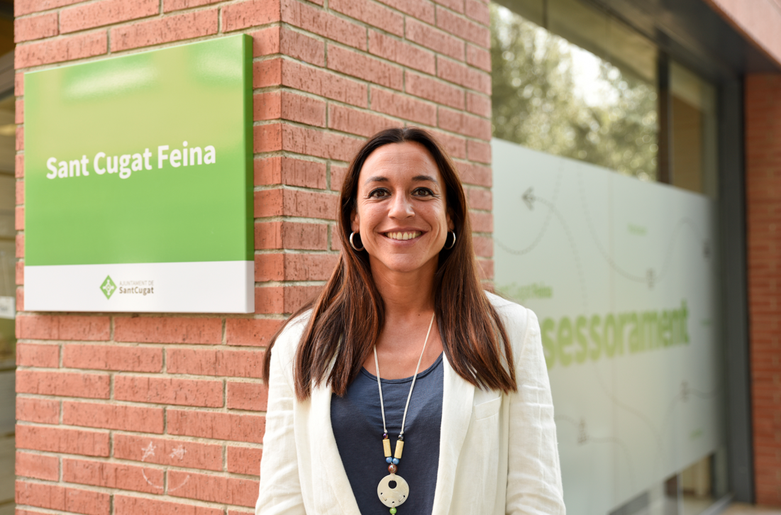 Elena Vila és la tinent d'alcalde de Promoció Econòmica, Ocupació, Empresa i Comerç en funcions del govern de Sant Cugat FOTO: Bernat Millet