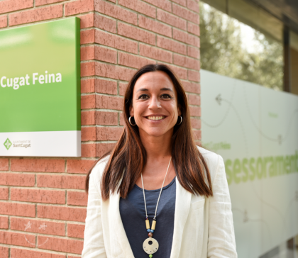 Elena Vila és la tinent d'alcalde de Promoció Econòmica, Ocupació, Empresa i Comerç en funcions del govern de Sant Cugat FOTO: Bernat Millet