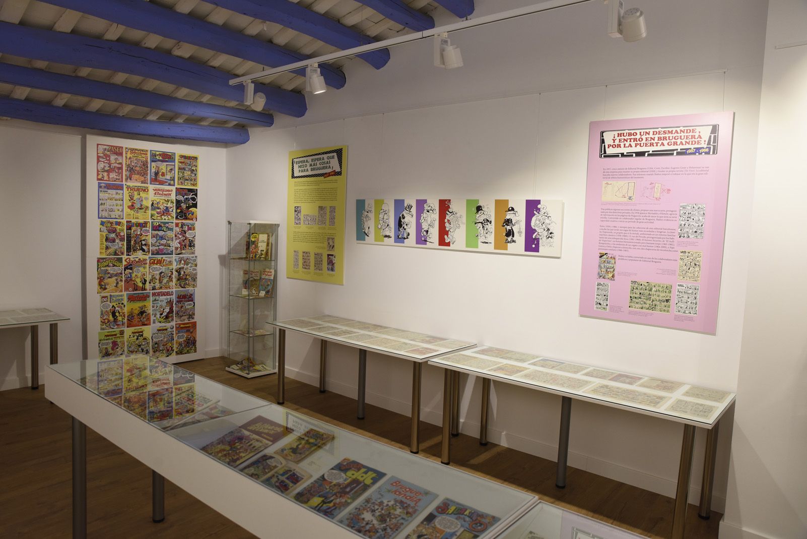 L'exposició es pot visitar al Museu del Còmic. FOTO: Bernat Millet.